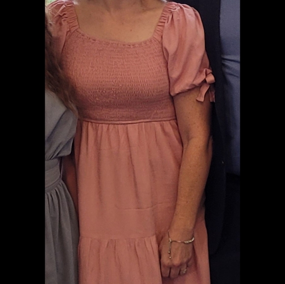 Logene Amazon smocked midi dress - Picture 7 of 7